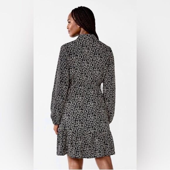 Draper James RSVP Black/Pink Floral Women's Dress - Picture 2 of 13